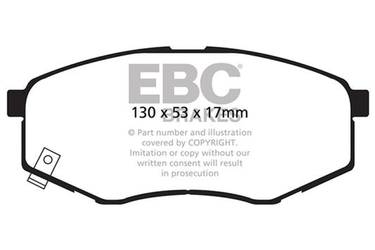 EBC 10-15 Hyundai Tucson 2.0 FWD Yellowstuff Front Brake Pads