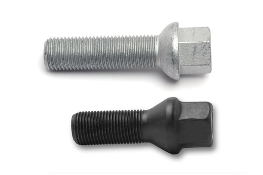 H&R Wheel Bolts 14 X 1.5 / Length 57mm / Mercedes Ball / Head 17mm - Black - Set of 10