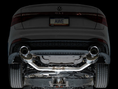 AWE Tuning 22-25 Volkswagen Jetta GLI Touring Edition Exhaust - Chrome Silver Tips