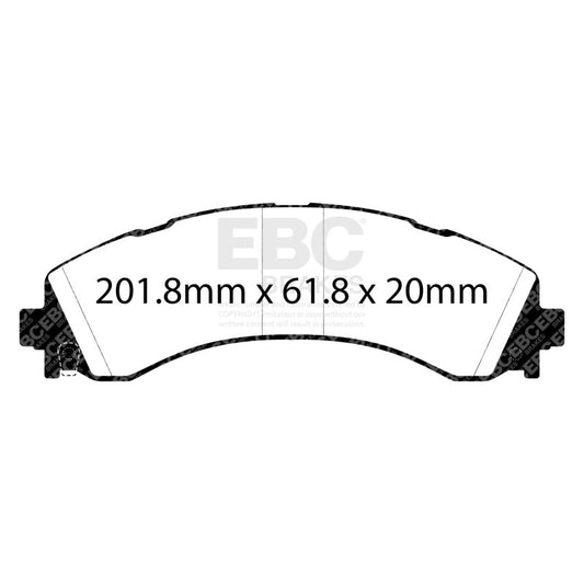 EBC 2019+ Ram 3500 6.4L Extra Duty Rear Brake Pads