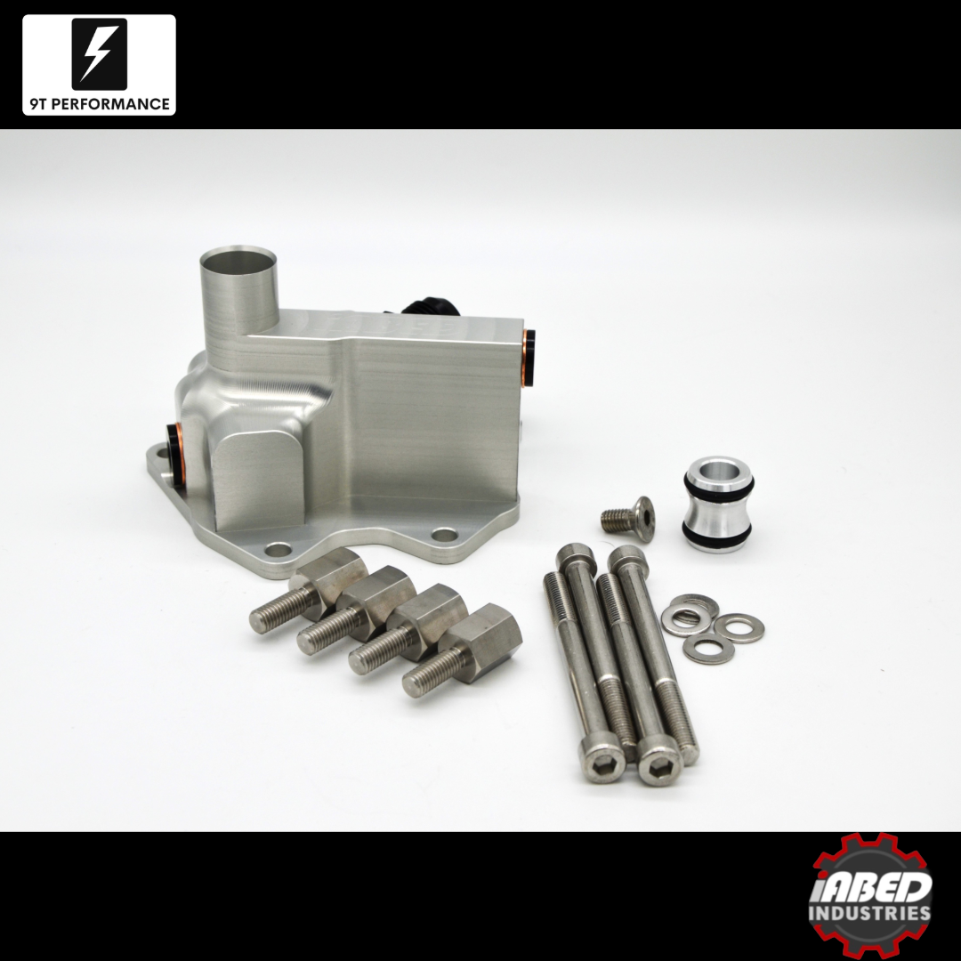 iABED Industries EA888.1/.2 Oil Feed Plate - w/ Integrated Thermostat