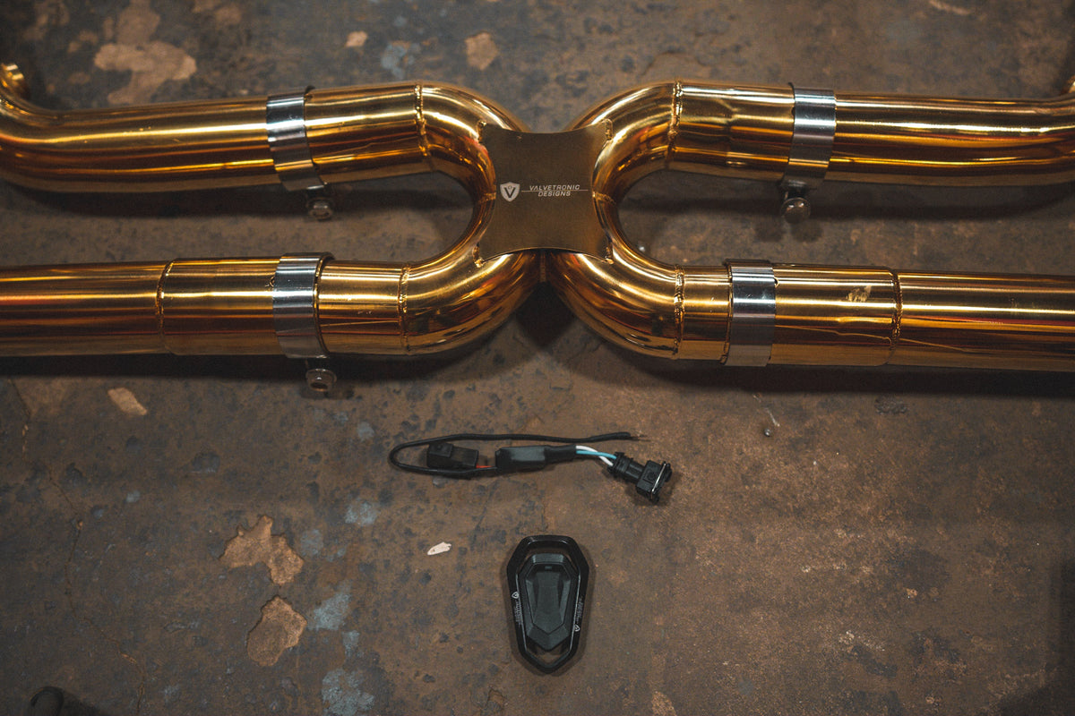 Valvetronic Valved Sport Exhaust System for Porsche 997 Carrera