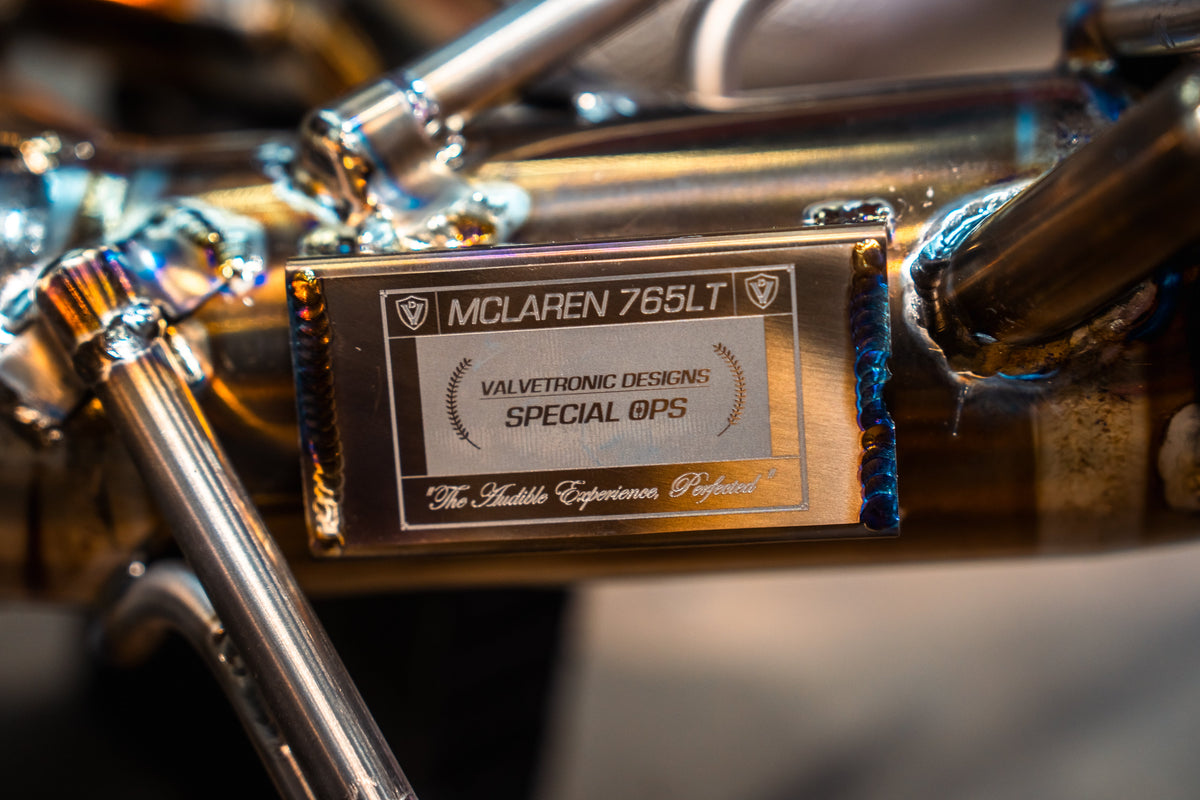 Mclaren 765LT F1 Race Exhaust System