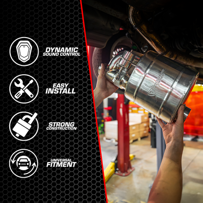 Truck/SUV Valved Muffler Kit