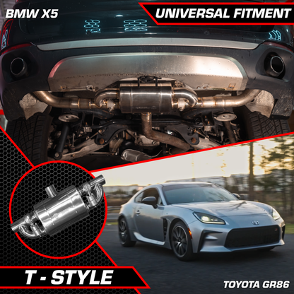 UNIVERSAL VALVED MUFFLER KIT