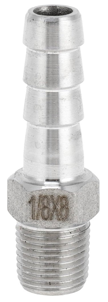 1/8" BSP to 8mm Barb Fitting - Stainless Steel
