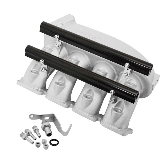 VW MKIV GTI T3 Twin Scroll Top Mount Flange Turbocharger Exhaust Manifold + Cast Aluminum Intake Manifold + High Performance Camshaft set