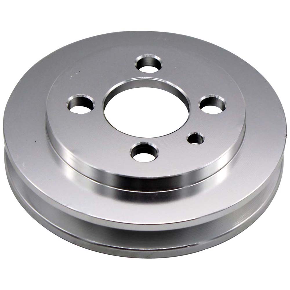 VW syncro Audi 80 90 100 4000 rabbit 1.8 8v underdrive Pulley - SILVER + VW 8V super light crank timing gear