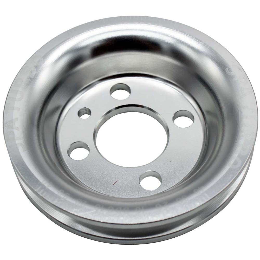 VW syncro Audi 80 90 100 4000 rabbit 1.8 8v underdrive Pulley - SILVER + VW 8V super light crank timing gear