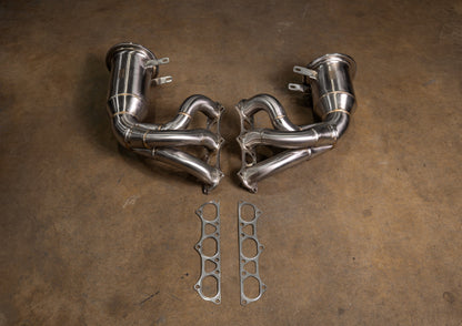 400 Cell Catted Down Pipes For Porsche 992 GT3 / GT3 RS