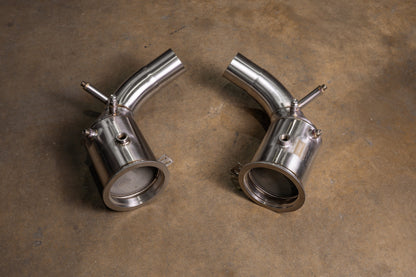 400 Cell Catted Down Pipes For Porsche 992 Turbo / Turbo S