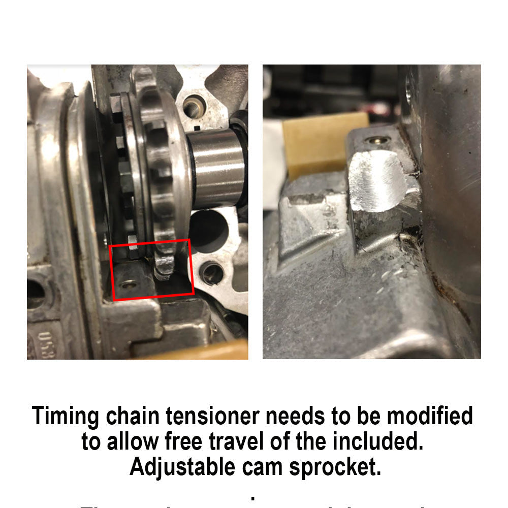 VW B5 T3 top mount turbo twin scroll manifold wastegate V-Band + 252 / 260 High Performance Camshaft set