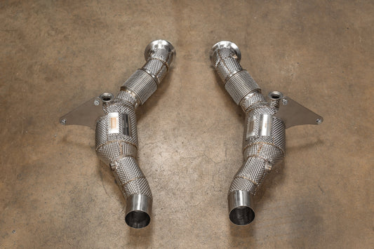 Valvetronic Designs Ferrari F8 Downpipes