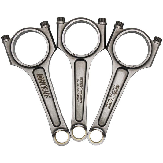 VW 140 MM 4340 A-BEAM forged connecting rods UP TSI GTI 1.0 3 cylinder 19mm 3 pcs set
