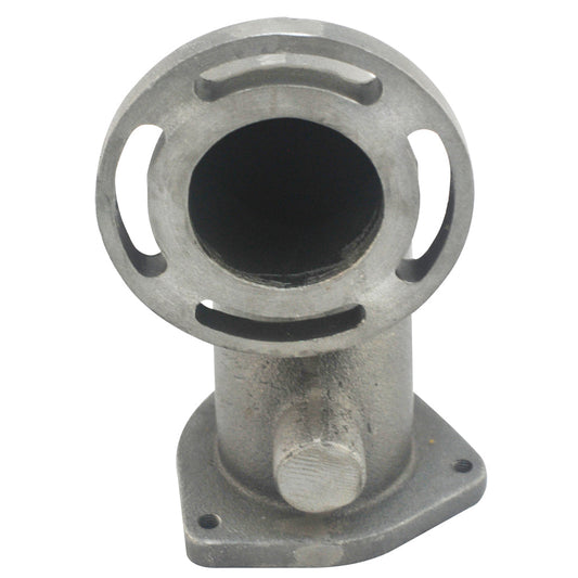 Cast iron turbocharger downpipe 90‚° 2 1/2" T3 4 bolts