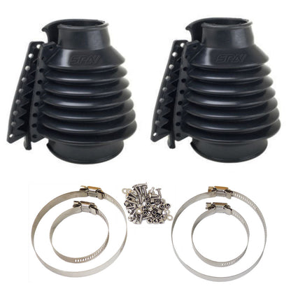 Rear Swing Axle Boots Pair - Black + Urethane Transmission Mount Kit for VW BUG/Beetle/Buggy/Baja