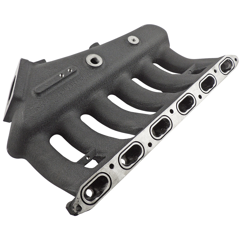 BMW E36 325 328 M3 (M50/M52) CAST ALUMINUM INTAKE MANIFOLD WITHOUT THROTTLE BOLT HOLES - Black - PRE SALE