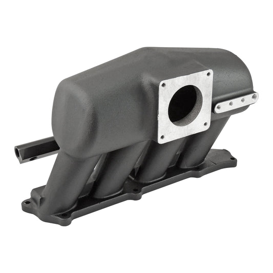 Intake manifold for 8th gen Honda Civic SI (K20 engine) - 4 injectors - Mustang throttle - Black