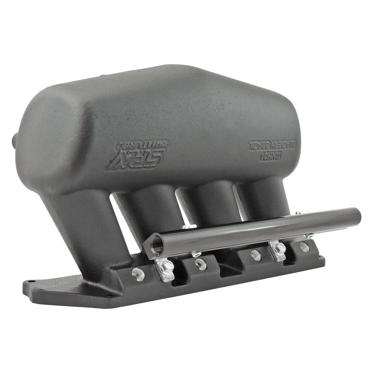 Intake manifold for 8th gen Honda Civic SI (K20 engine) - 4 injectors - Mustang throttle - Black