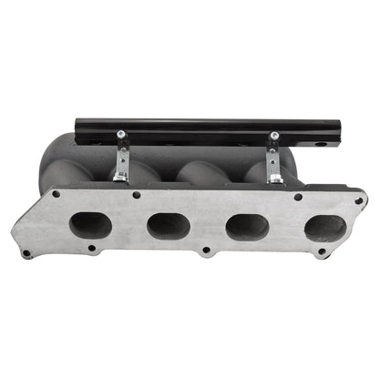 Intake manifold for 8th gen Honda Civic SI (K20 engine) - 8 injectors - Mustang throttle - Black