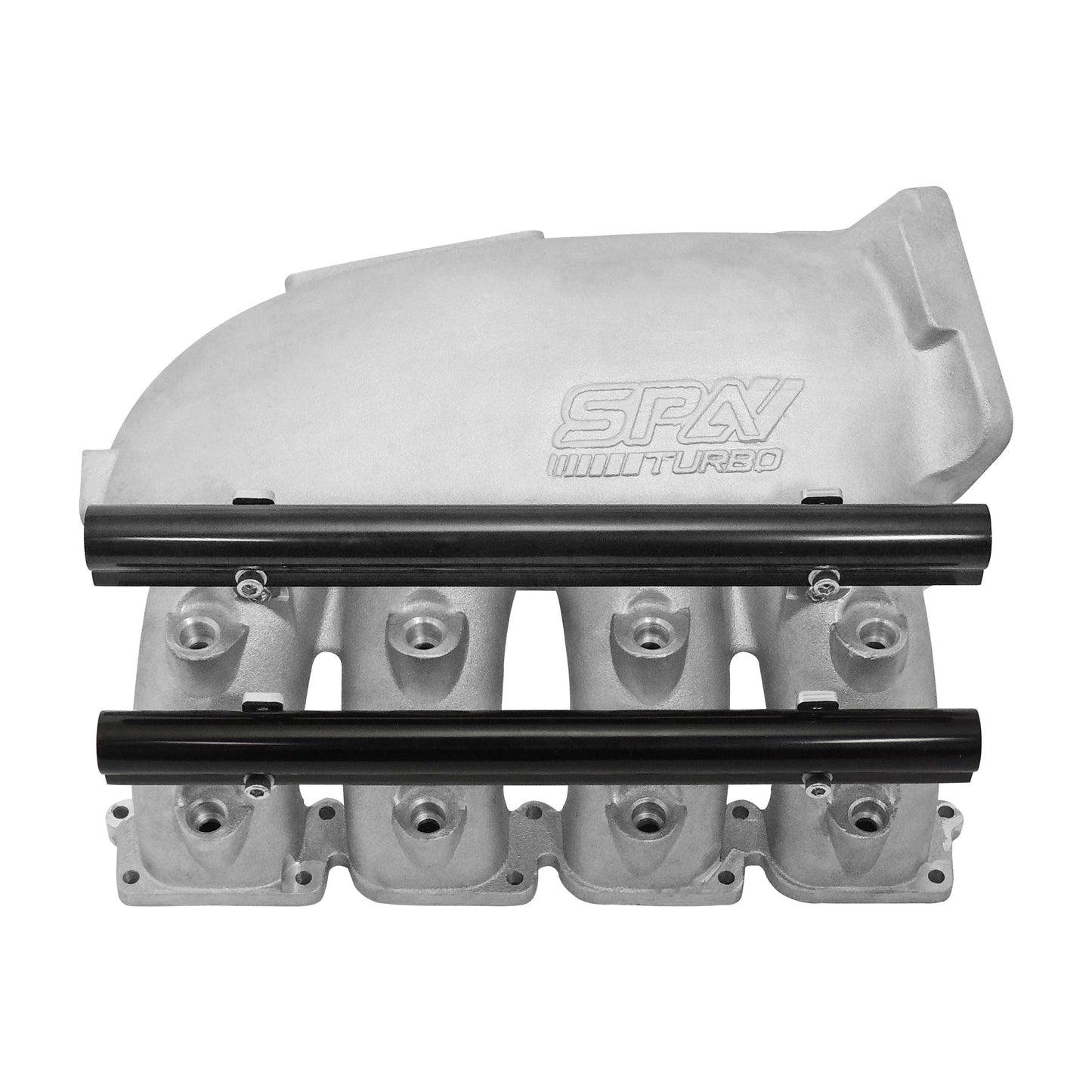 Cast Aluminum Intake Manifold for transverse VW/AUDI 1.8T with 8 injectors Fuel Rail Kit (right side OEM throttle)