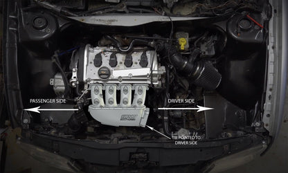Cast Aluminum Intake Manifold for transverse VW/AUDI 1.8T with 8 injectors Fuel Rail Kit (left side without throttle bolt holes)