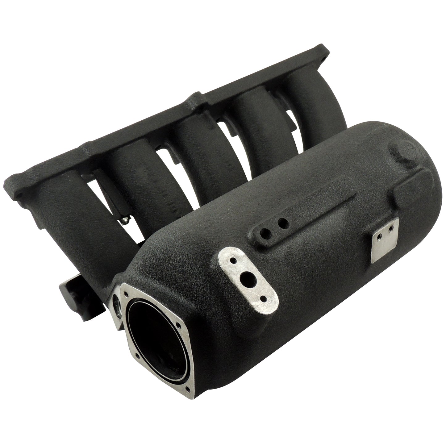 VW 2.5L 5 CYLINDER 20V 07K CAST ALUMINUM INTAKE MANIFOLD - WITH 10 INJECTORES FUEL RAIL - BLACK