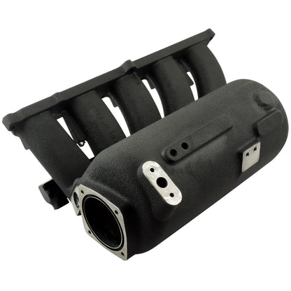 VW 2.5L 5 CYLINDER 20V 07K CAST ALUMINUM INTAKE MANIFOLD - WITH 10 INJECTORES FUEL RAIL - BLACK