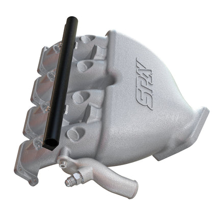 VW B5 T3 top mount turbo twin scroll manifold wastegate "i" + Cast Aluminum Intake Manifold for longitudinal with 4 injectors Fuel Rail Kit (without throttle bolt holes)