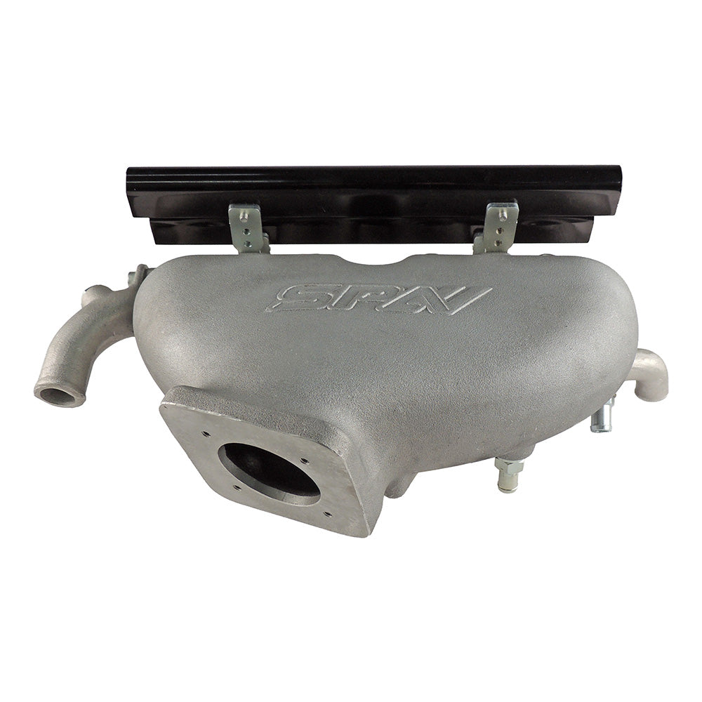Cast Aluminum Intake Manifold for longitudinal VW/AUDI 1.8T with 8 injectors Fuel Rail Kit (OEM throttle)