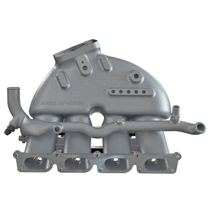 VW B5 T3 top mount turbo twin scroll manifold wastegate "i" + Cast Aluminum Intake Manifold for longitudinal with 8 injectors Fuel Rail Kit (without throttle bolt holes)
