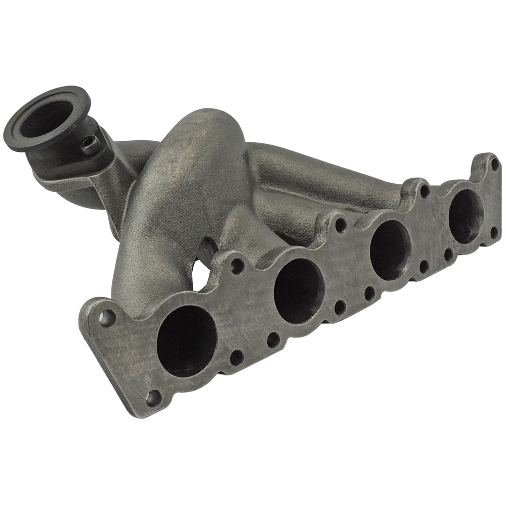 VW B5 T3 top mount turbo twin scroll manifold wastegate V-Band + Cast Aluminum Intake Manifold for longitudinal with 8 injectors Fuel Rail Kit (without throttle bolt holes)
