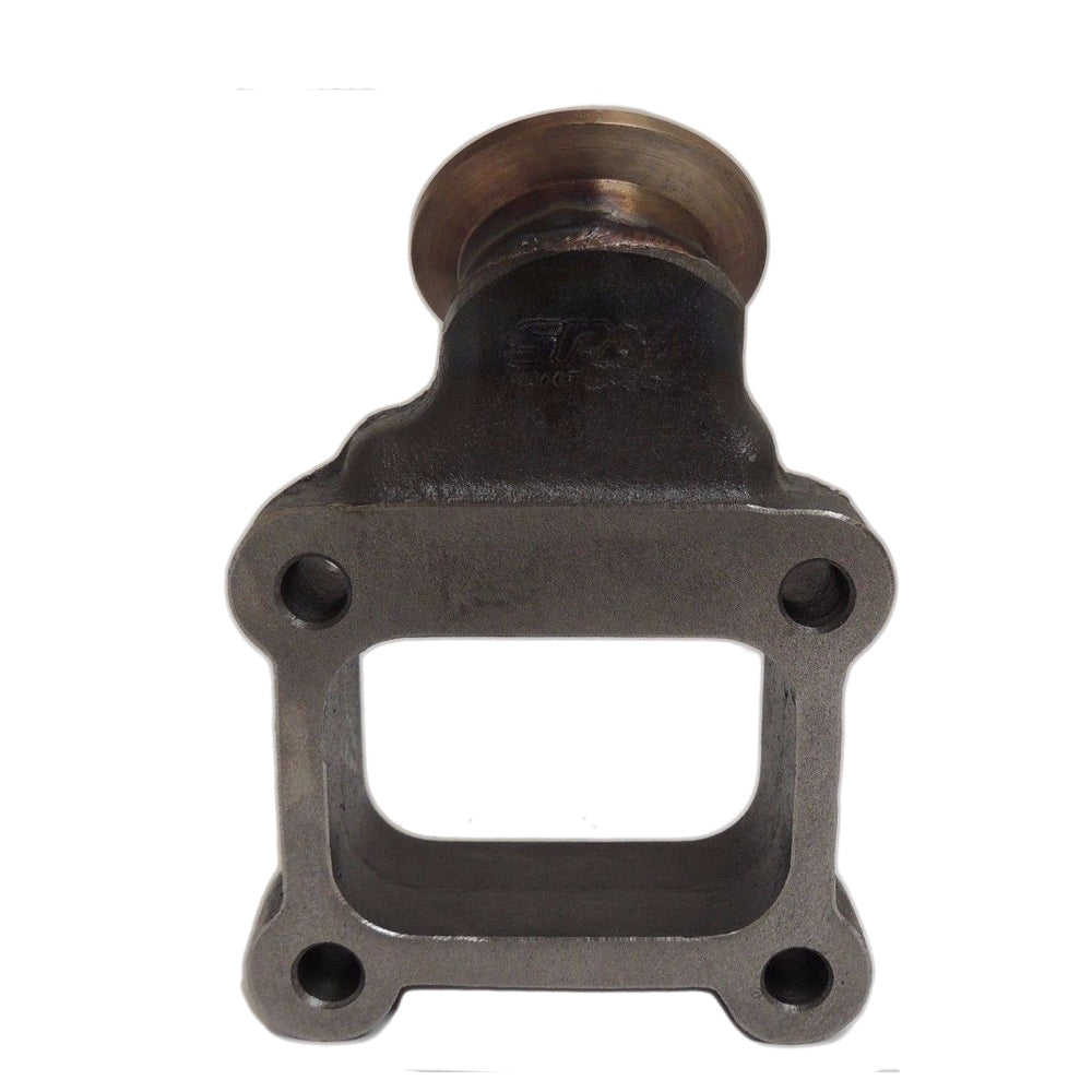 T4 manifold 44/45mm v-band Wastegate adapter 45 degree flange