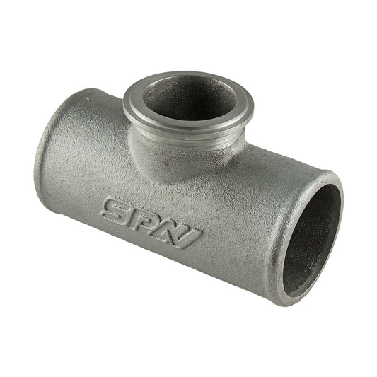 Universal 2.5" Cast Aluminum Charge Pipe with 50mm Blow Off Valve Flange