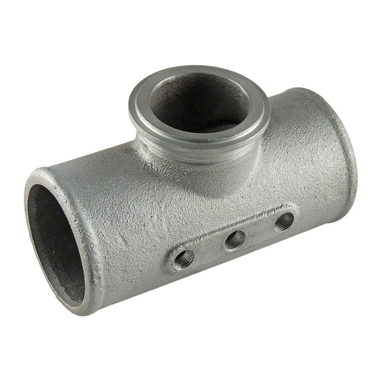 Universal 2.5" Cast Aluminum Charge Pipe with 50mm Blow Off Valve Flange
