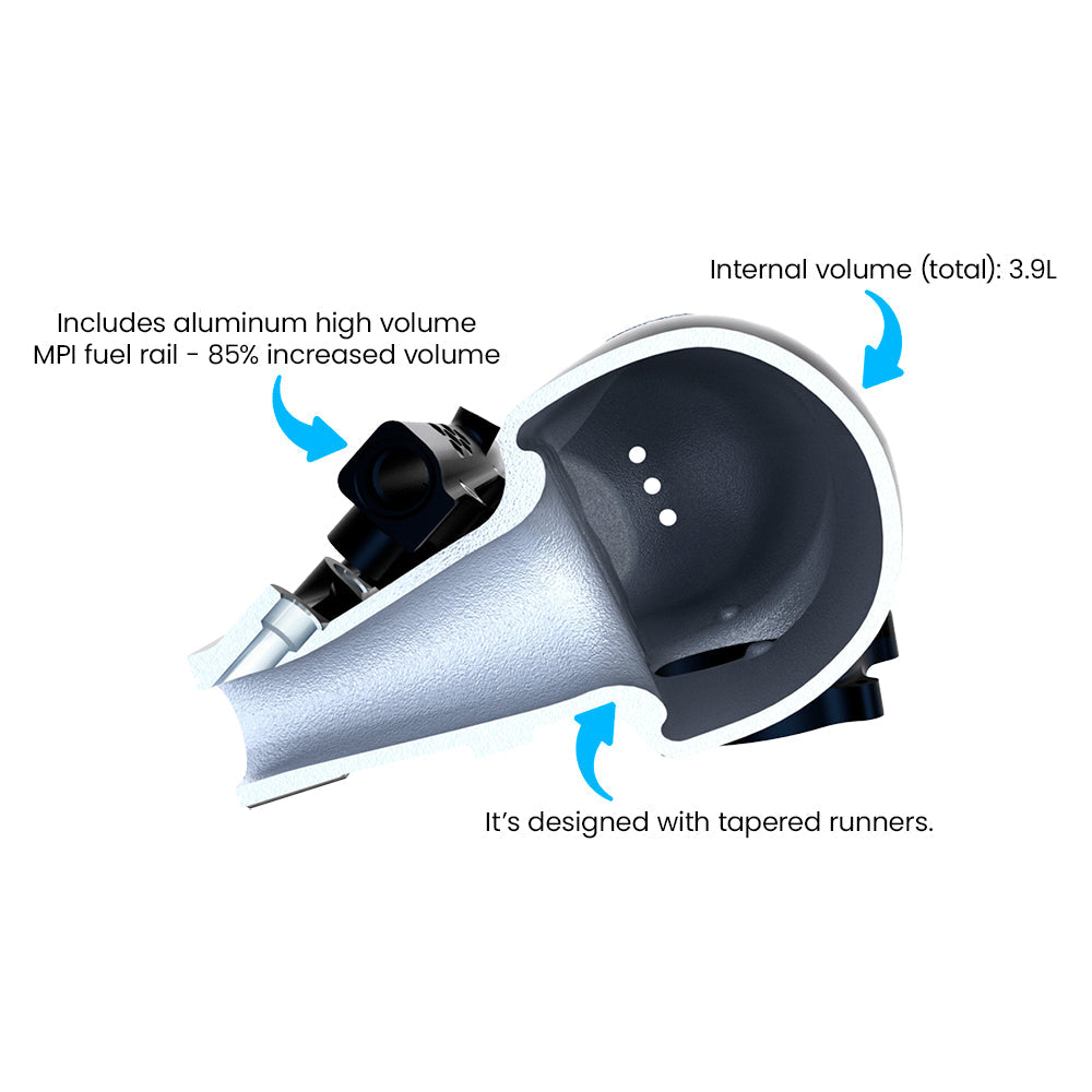 NEW! VW/AUDI EA888 GEN 3 2.0T TSI/FSI ALUMINUM INTAKE MANIFOLD - UPGRADE 74MM THROTTLE - PRE SALE