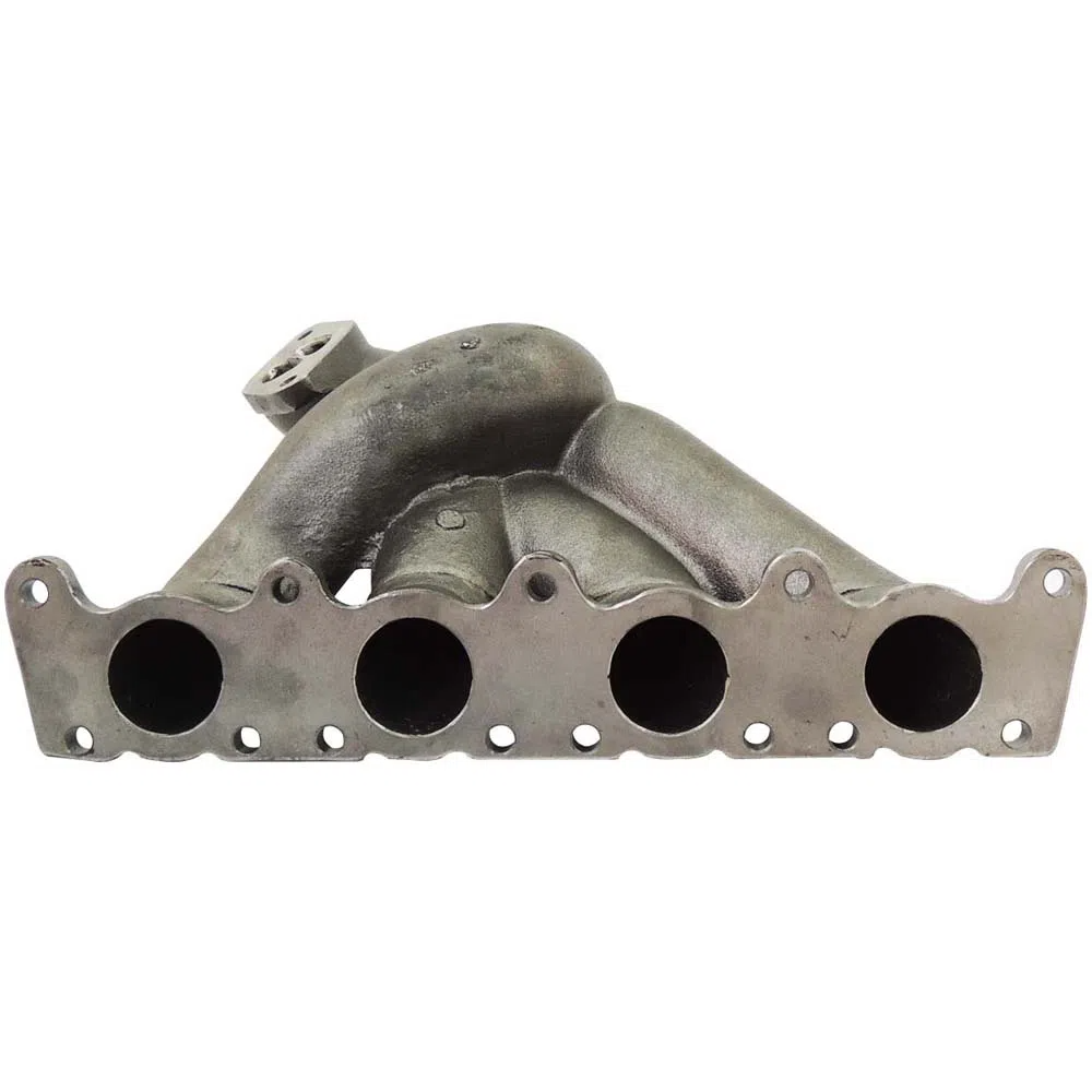VW B5 T3 top mount turbo twin scroll manifold wastegate "i" + Cast Aluminum Intake Manifold for longitudinal with 8 injectors Fuel Rail Kit (OEM throttle)