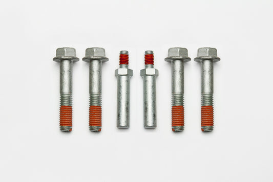 Wilwood bolt kit 1/2-13X2.75 LG hfcs silver epoxy 1193-S 4PK W/STEERING stop
