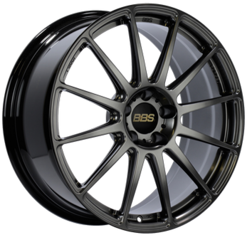 BBS FS 19x10 5x112 ET38 PFS Diamond Black Wheel -82mm PFS/Clip Req