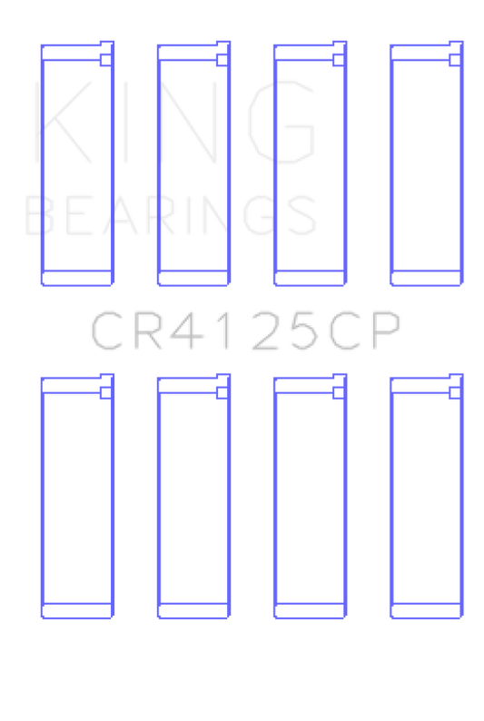 King Subaru EJ20/EJ22/EJ25 (Including Turbo) (Size 0.5) Performance Rod Bearing - Set of 4