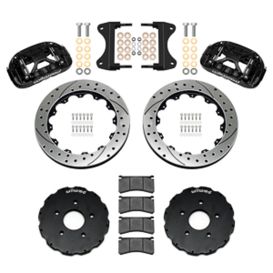 Wilwood 14-19 Chevrolet Corvette C7 Forged XRS6R Front BBK - 13.06 Rotor SRP - Black