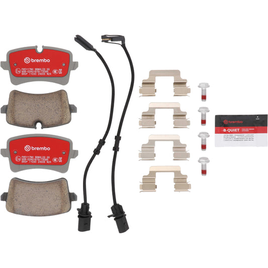 Brembo 2015+ Audi A4 B9 (8W2/8WC) / 09-19 Audi A8 D4  Xtra Ceramic Brake Pad - Rear
