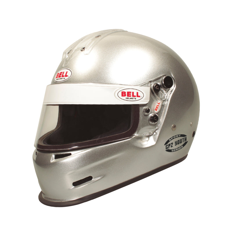 Bell GP2 Youth Kart and Auto Racing Helmet SFI 24.1, SFI 24.1 | Metallic Silver