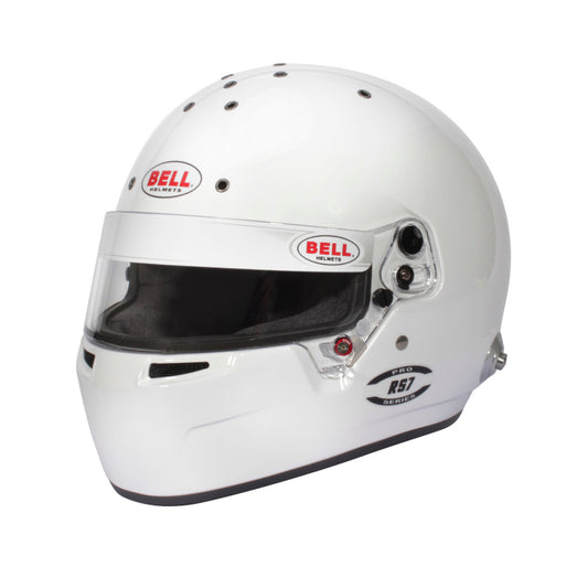 Bell Helmet Rs7 White (Hans) 61+(7 5/8 +) Fia8859-2024/Sa2025