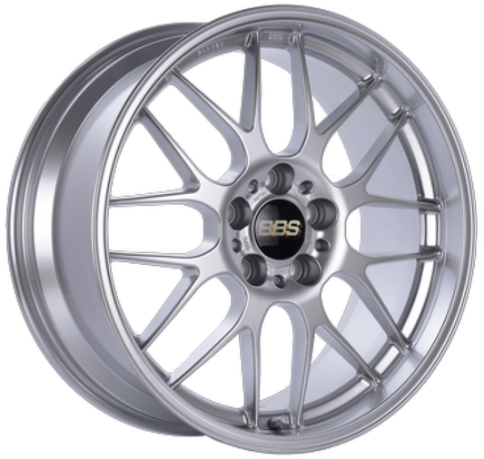 BBS RG-R 17x7.5 5x100 ET35 PFS Diamond Silver Wheel -82mm PFS/Clip Req