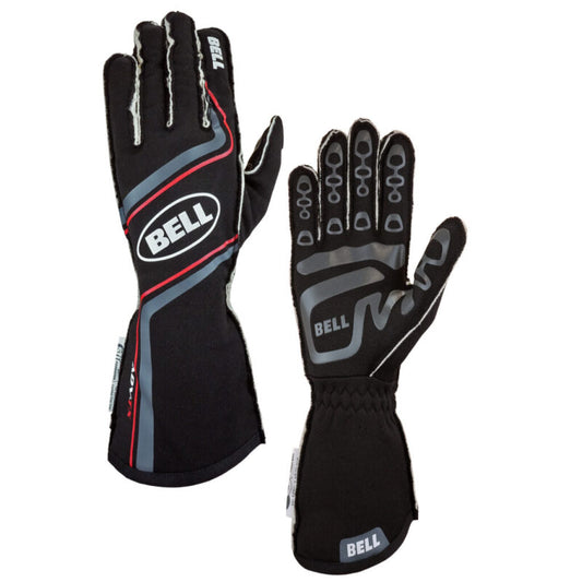 Bell Adv-TX Glove Black/Red Medium SFI 3.3/5