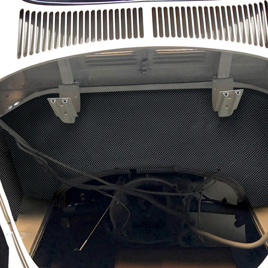 DEI Volkswagen Beetle 3-Piece Firewall Heat Shield - Black (Non-Adhesive)