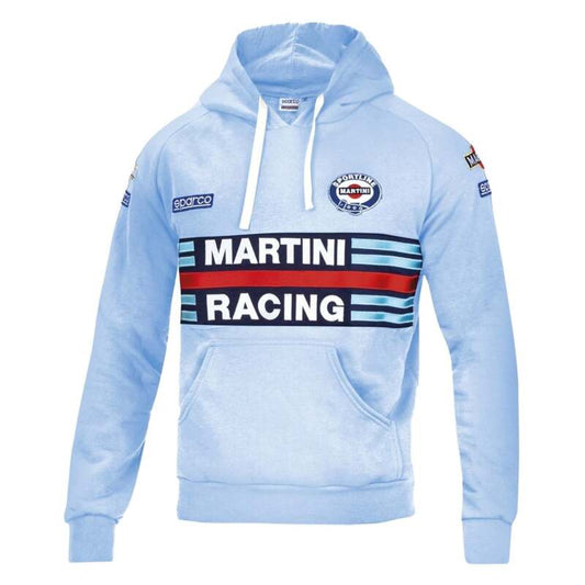 Sparco Hoodie Martini-Racing Medium Celeste