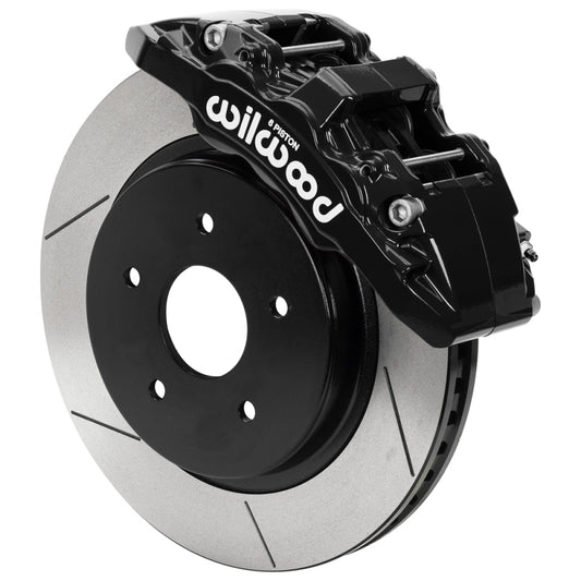 Wilwood 13-18 RAM 1500 4WD AERO6-DM Kit 5 x 5.50in Hub - 13.38in Slotted Rotor - Black