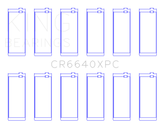 King Engine Bearings BMW M20/M50 2.0L/2.5L/2.7L (Size +.026mm) Connecting Rod Bearing Set